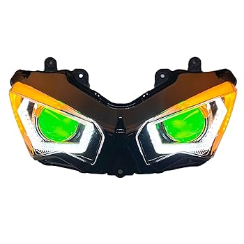 ライトセット(ランプのかさ) Amazon | JPA LED プロジェクター ヘッドライト グリーン 緑